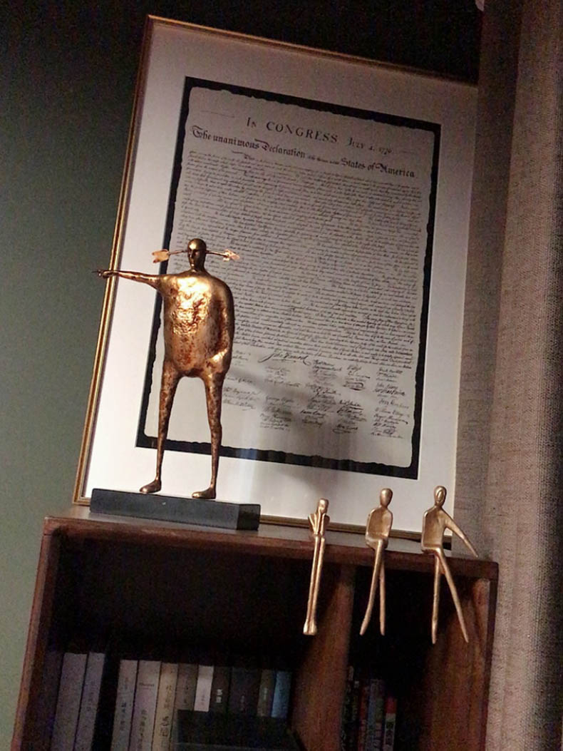 Life Easy Supply Cast Iron Ornaments Leisure Sitting Sculpture - Set Of 3 -Life Easy Supply Sales cc450f6b4845ffb96ccaeccd35d64310