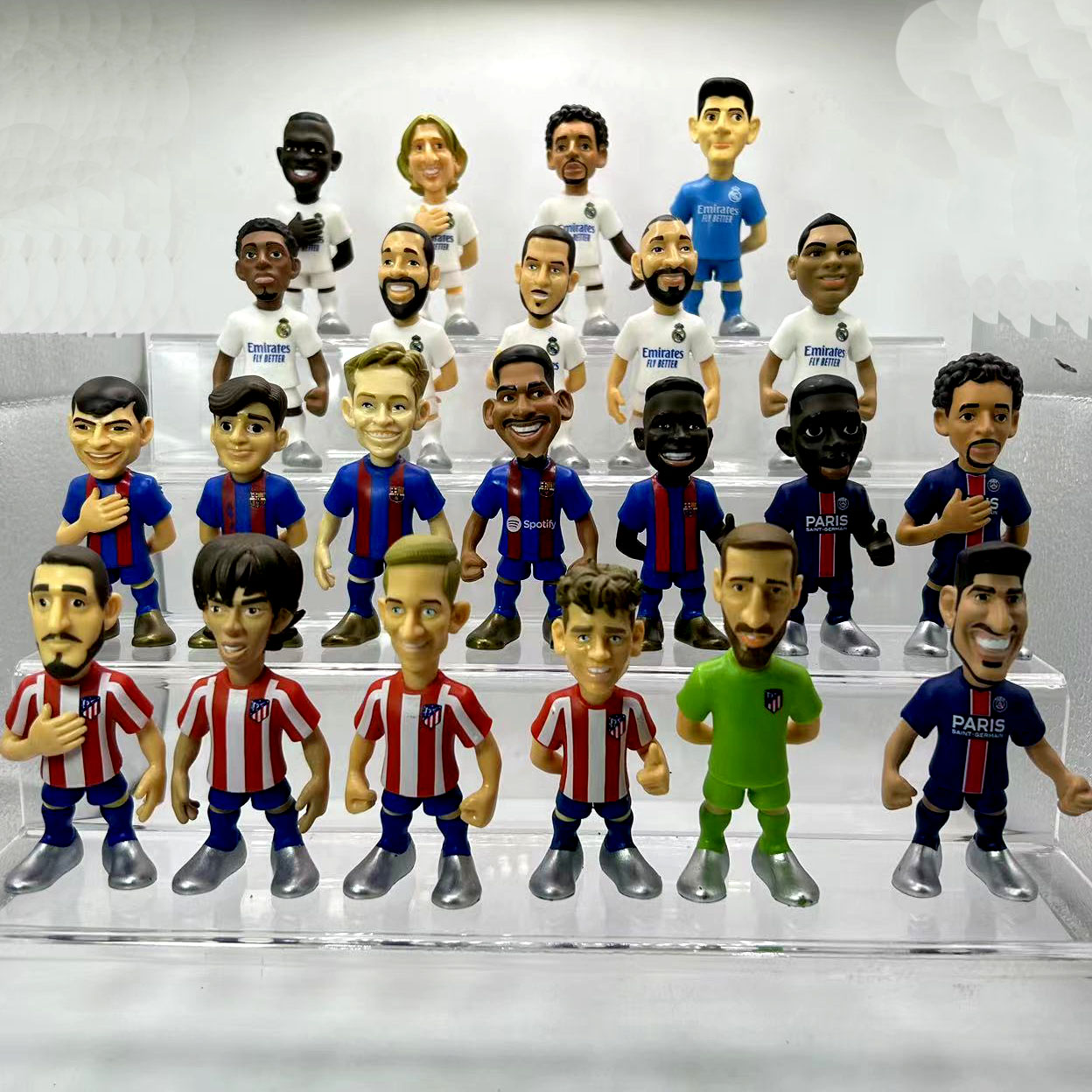 MINIX COLLECTIBLE FIGURINES 7cm Madrid FC Real Madrid Barcelona MINIX COLLECTIBLE FIGURINES 7cm Madrid FC Real Madrid Barcelona
