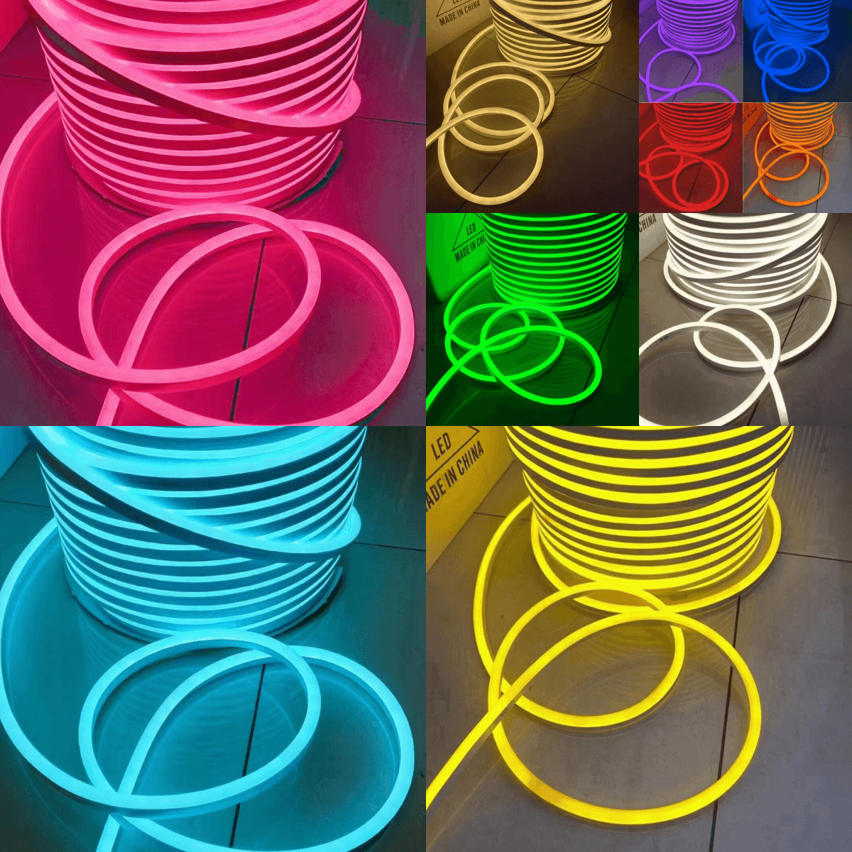 15m DC12V LED RGB Lichterkette Shlauch Lichterschlauch Innen/Aussen Schlauch