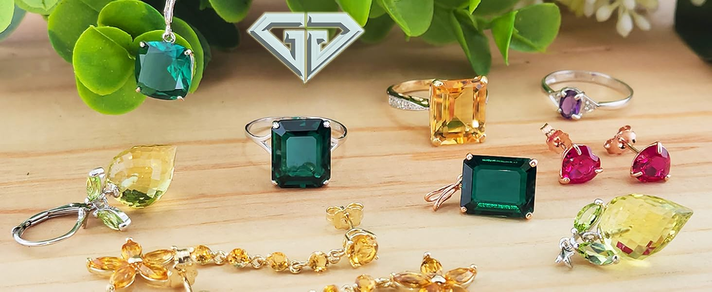 Summer Fine Jewelry 2023 Galaxy Gold 14k Genuine Gemstone