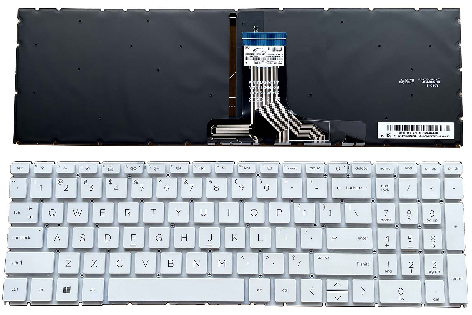 New/Oirg for HP 17-CN 17T-CN000 17-CP 17Z-CP000 Keyboard US Laptop