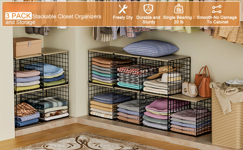 closet organizers and storage shelves-under the cloakroom