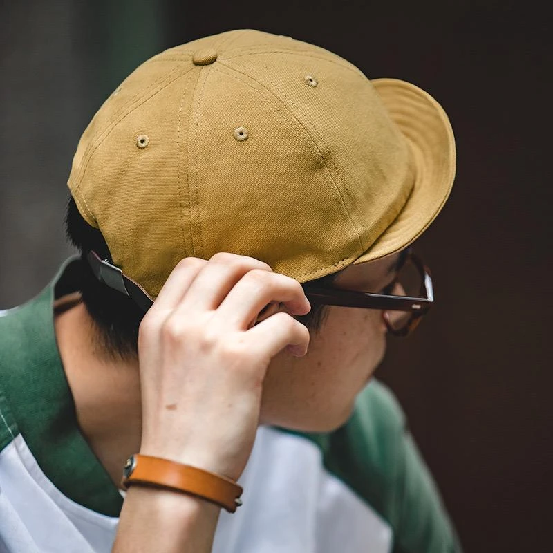 Men Cotton Beret Casual Cap Adjustable Hat – retrosea
