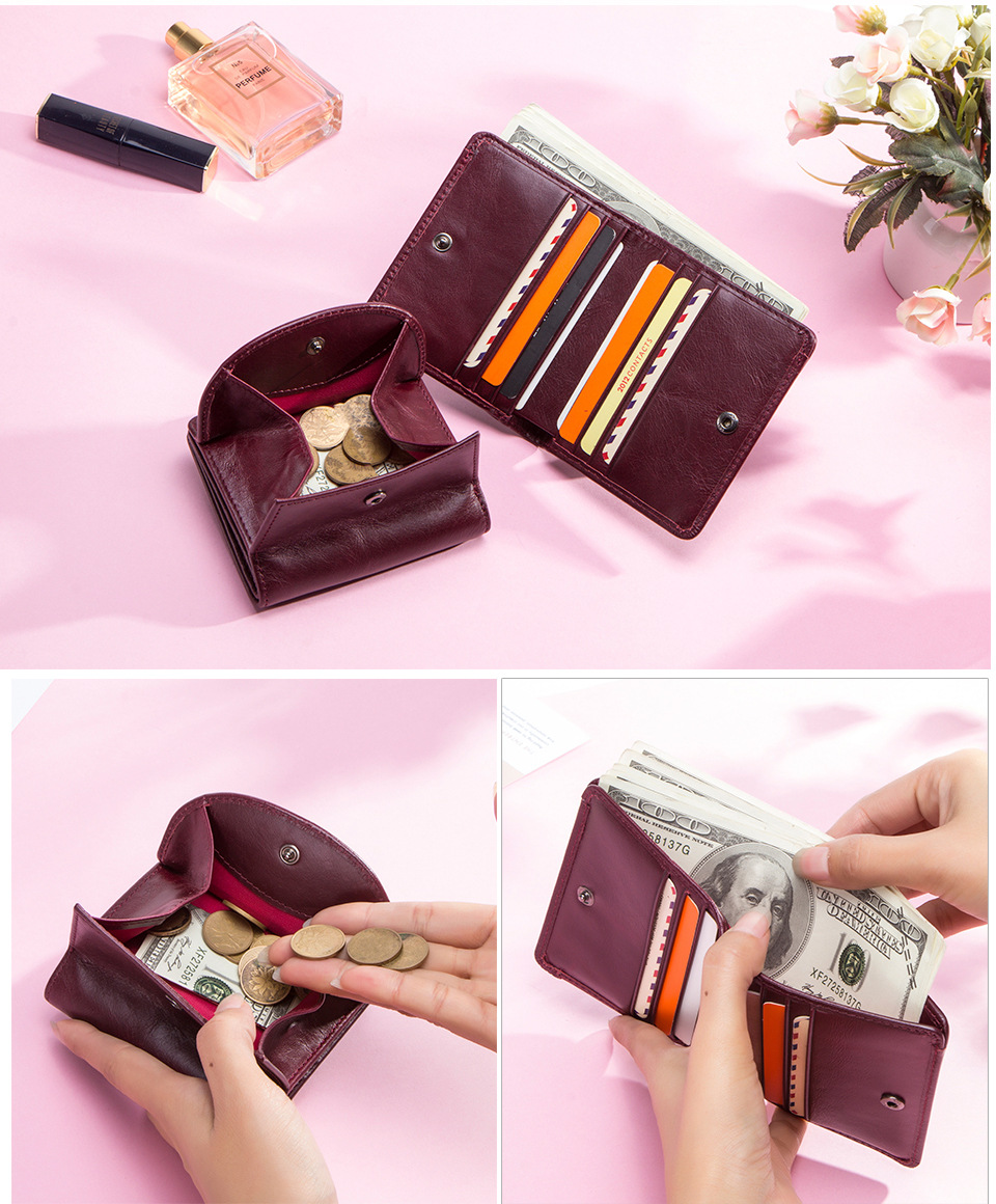 Handmade Designer Men Coin Purse Cowhide Coin and Card Purse Retro Change  Purse Men Wallet Mini Coin Bag