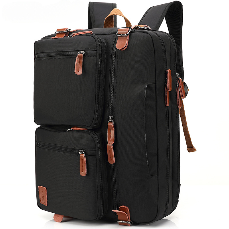 Wasserabweisende Retro-Aktentasche für Herren, multifunktionaler Rucksack, Business-Laptoptasche, Aktentasche, Dokumententasche, Taschen mit Griff oben, Umhängetasche, Computertasche_voghion.com