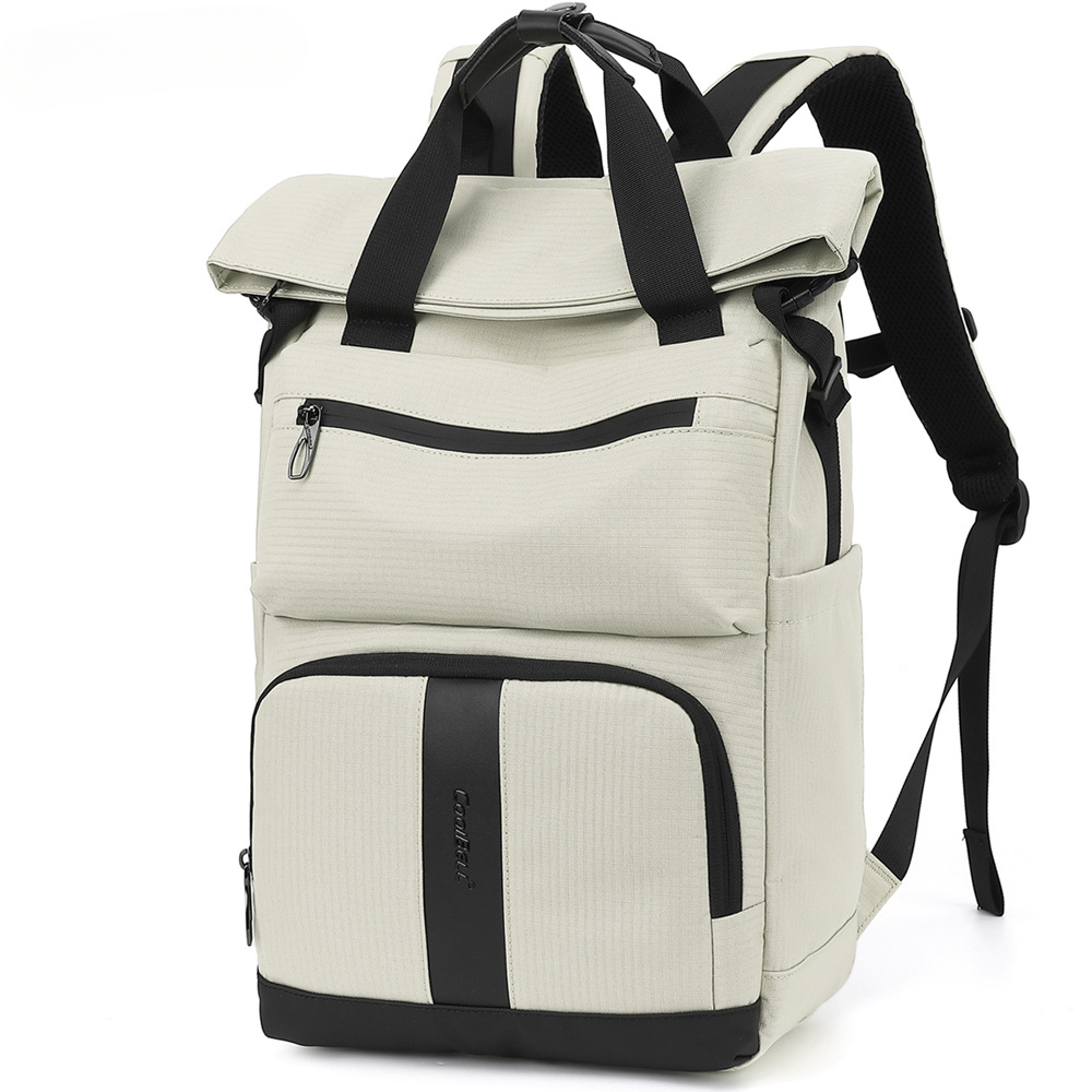 New Fashion Backpack for Men College Students Couples Backbags Oxford top handle bag shoulder Waterproof Computer Bags Rolled Duffles_voghion.com