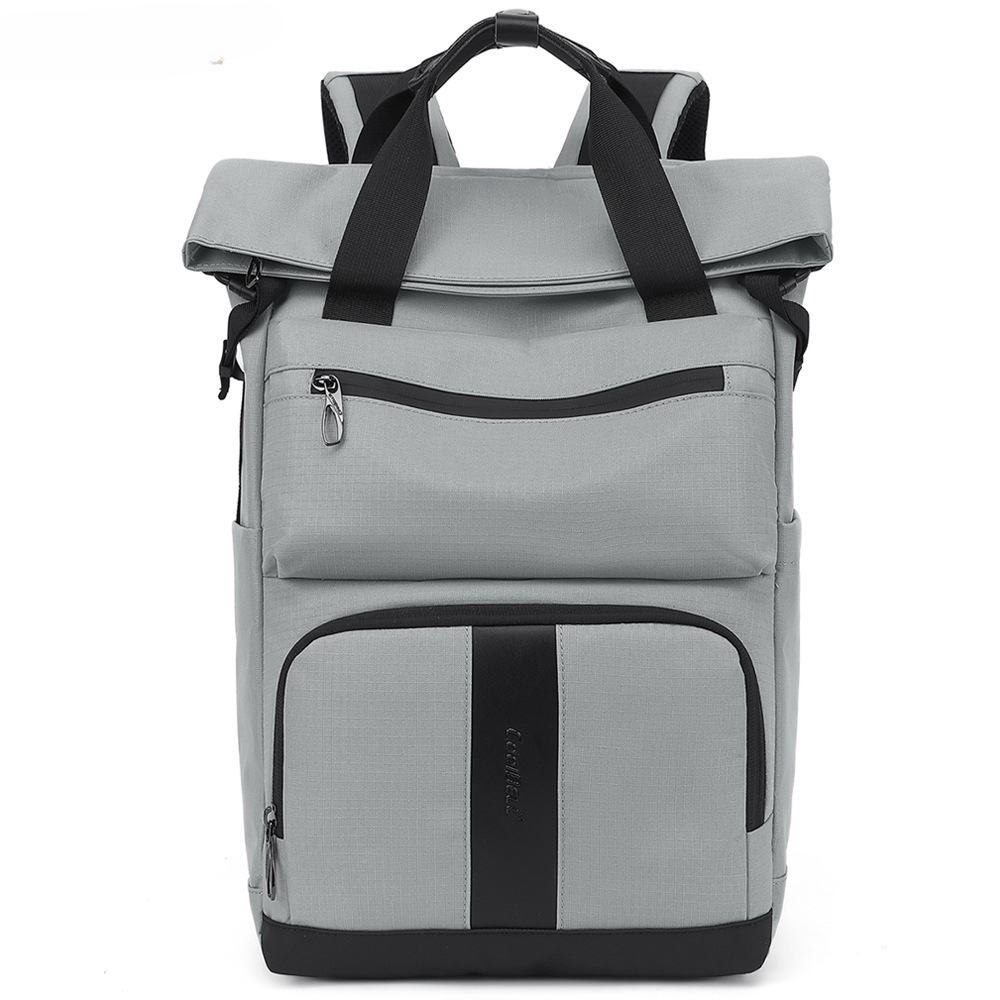 New Fashion Backpack for Men College Students Couples Backbags Oxford top handle bag shoulder Waterproof Computer Bags Rolled Duffles_voghion.com