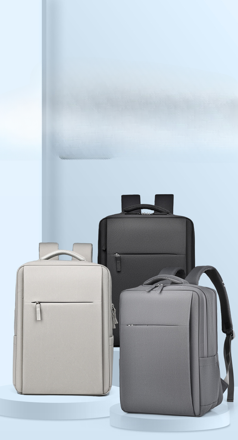 2024 Männer Frauen Business Laptop Computer Rucksäcke Samt Airbag 15,6 Zoll Computer Taschen Große Kapazität Oxford Notebook Rucksack Mode Schulter Taschen_voghion.com