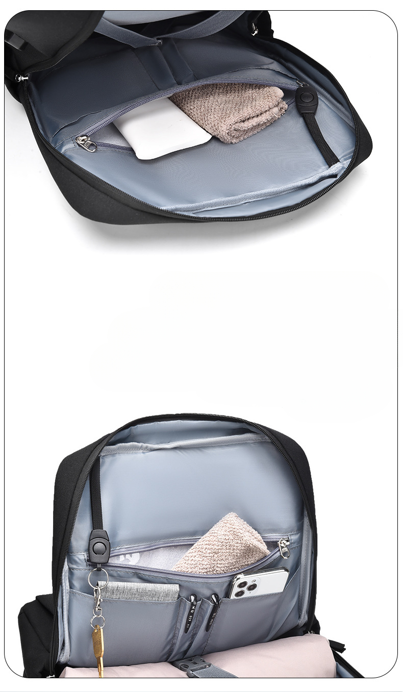 2024 Männer Frauen Business Laptop Computer Rucksäcke Samt Airbag 15,6 Zoll Computer Taschen Große Kapazität Oxford Notebook Rucksack Mode Schulter Taschen_voghion.com