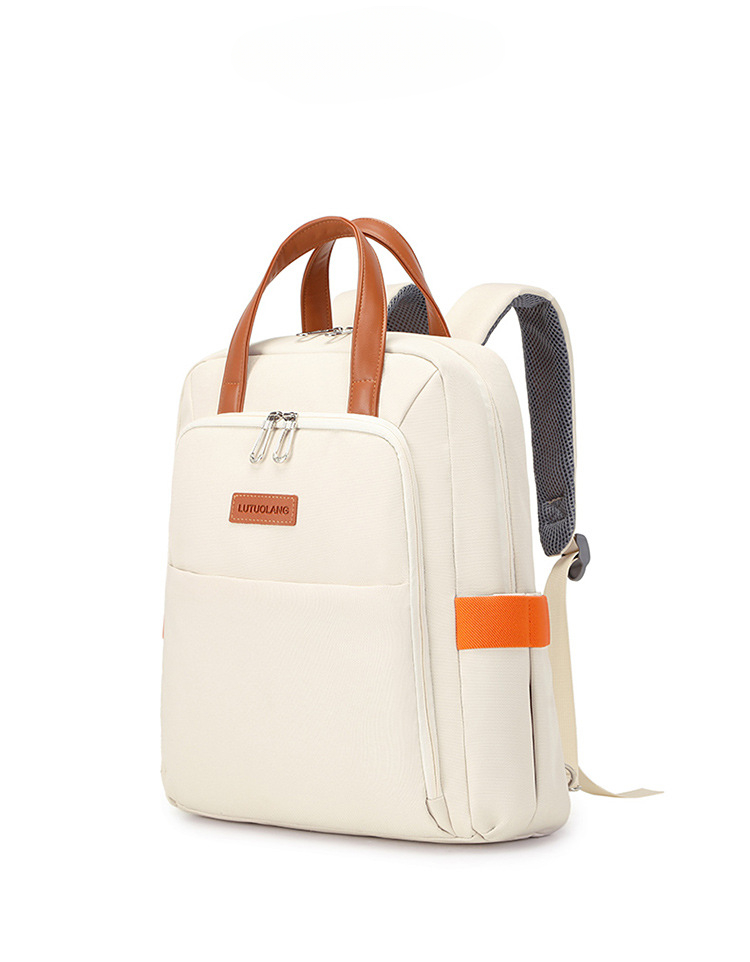 Sac à dos d'ordinateur Oxford pour filles, sac à dos d'affaires, sacs pour ordinateur portable à la mode pour femmes, cartables pour étudiants, sacs à bandoulière souples_voghion.com