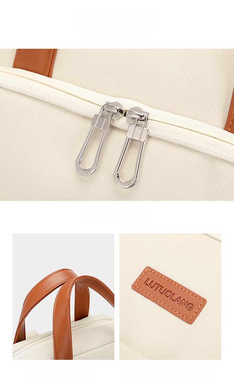 Sac à dos d'ordinateur Oxford pour filles, sac à dos d'affaires, sacs pour ordinateur portable à la mode pour femmes, cartables pour étudiants, sacs à bandoulière souples_voghion.com