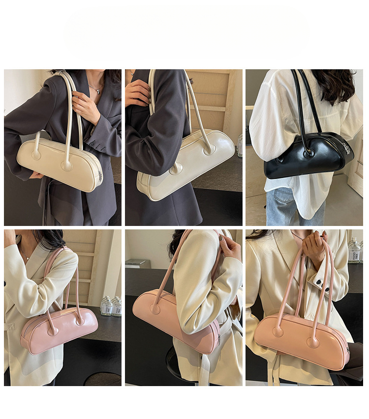 Baguette-Tasche mit großer Kapazität für Damen 2024 Neue Designer-Modetaschen Pu-Leder Beliebte Umhängetaschen Achseltaschen Handtasche_voghion.com