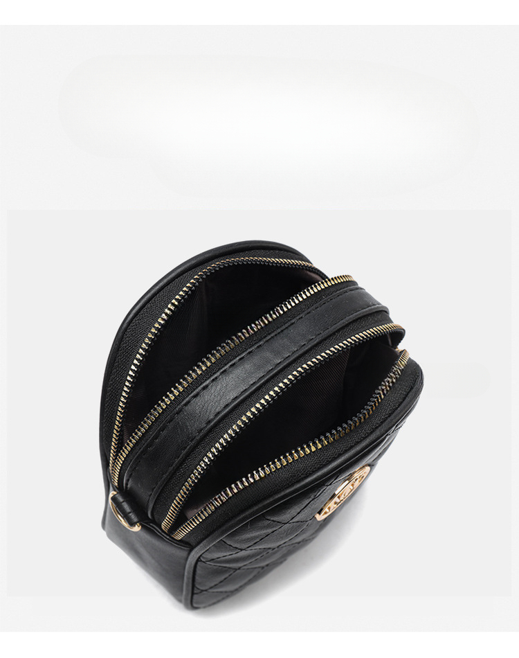 Portafogli per telefono in pelle PU leggera per donna Mini borse a tracolla anti-acqua Borse a tracolla alla moda Piccole borse per cellulari Portafogli_voghion.com