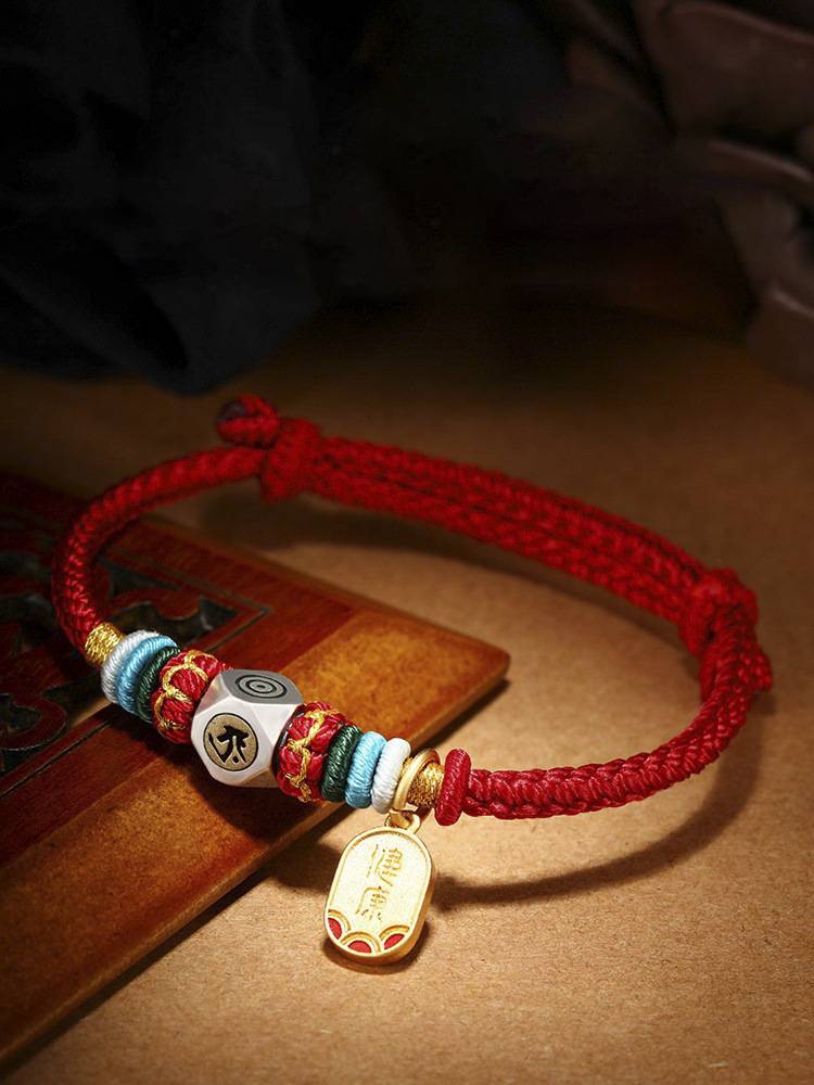 Zodiac Patron Buddha Safe Charm with Red String for attracting good luck, protection, health, and wealth4