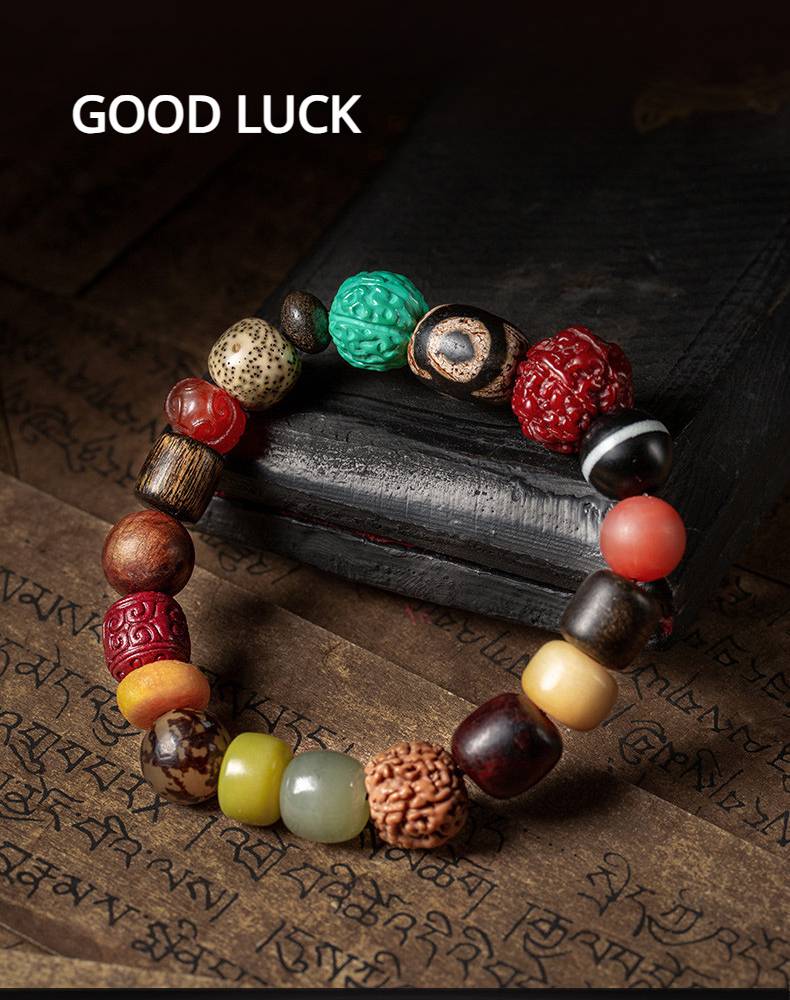 Prosperous Fortune Multicolored Bead Bracelet for attracting good luck, protection, wealth, and success2