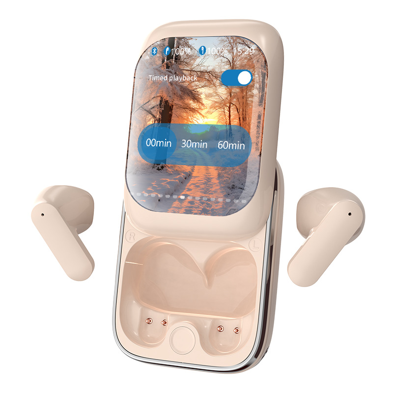 Slide TWS-Ohrhörer mit Ladeetui, Rauschunterdrückung für großen Touchscreen, lange Akkulaufzeit, HIFI-Klangqualität_voghion.com