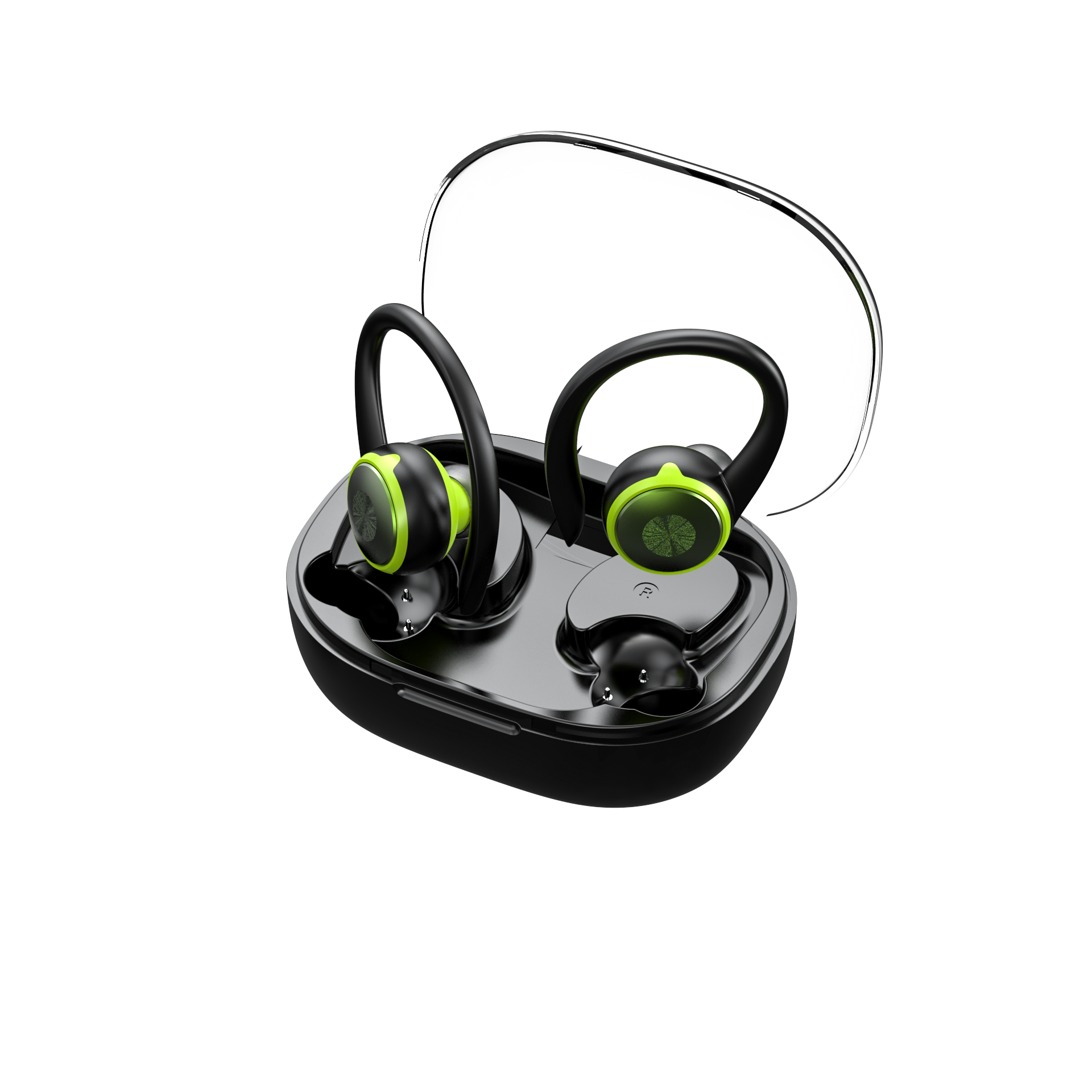 Kabellos Kopfhörer Bluetooth Kopfhörer Sport, Bluetooth 5.3 Over-Ear Kopfhörer, Mat Geräischerënnerdréckende Mikrofon, Waasserdicht Kopfhörer Fir Training/Lafen/Fitnessstudio_voghion.com