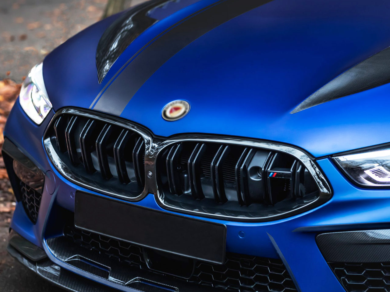 Matte Black Vinyl Hood Roof Rally Racing Stripes Sticker For BMW