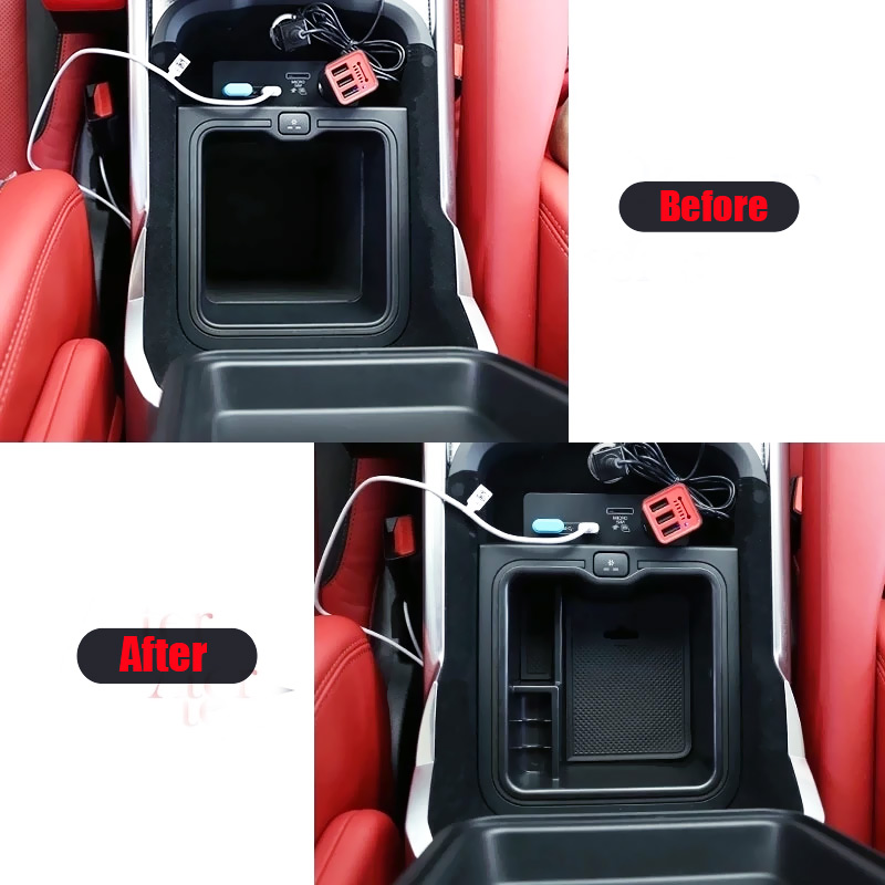 thumbnail interactive-video image 1 of HAPPYHORSE Trunk Storage Box For Range Rover Vogue 2013-2022 - Side Organizer Tray 1 of 11