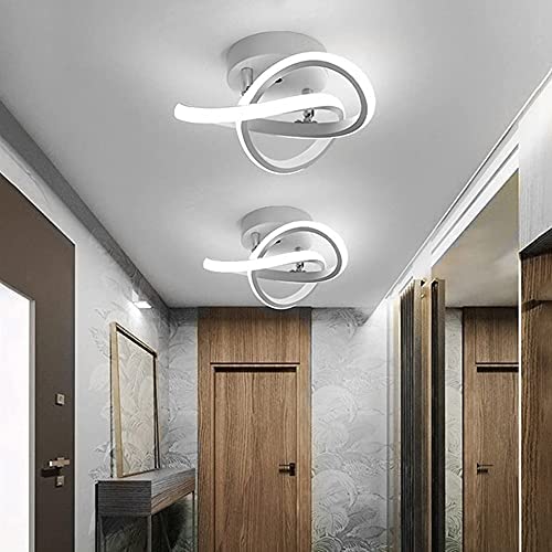 Plafoniere Moderna A Led Bianco Lampadario Stile Nordico Plafoniere Design Creativo Per Camera Da Letto, Cucina, Soggiorno, Corridoio, Ristorante, Balcone, Bianco Freddo 16 width=300
