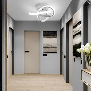 Plafoniere Moderna A Led Bianco Lampadario Stile Nordico Plafoniere Design Creativo Per Camera Da Letto, Cucina, Soggiorno, Corridoio, Ristorante, Balcone, Bianco Freddo 15 width=300