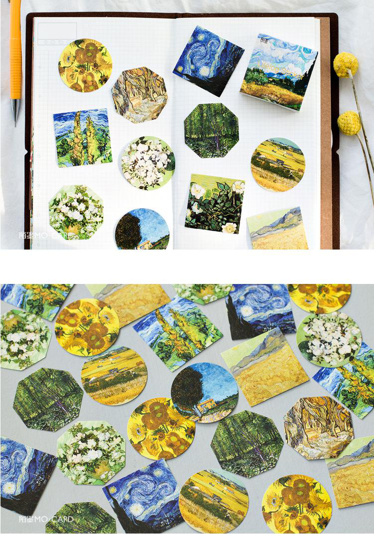 Van Gogh Lifelog Sticker – StationeryMore