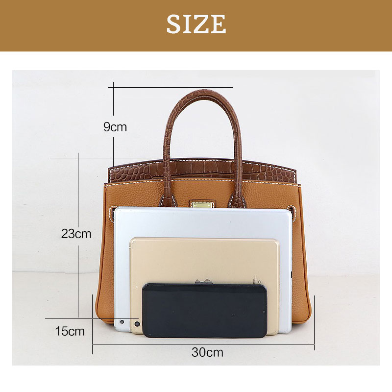 Top Grain Leather Birkin Bag DIY Kit - Birkin Inspired Bag