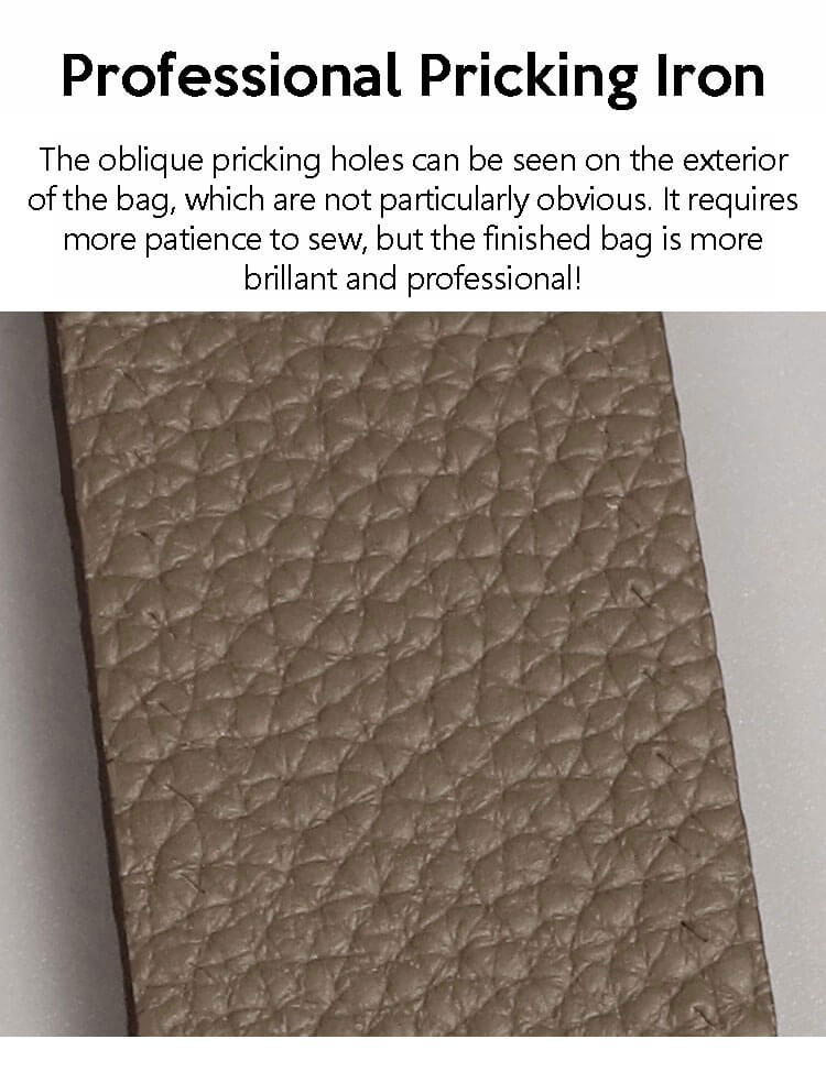BABYLON™ Birkin Tote Bag DIY Leather Handbag Kit - Orange / L