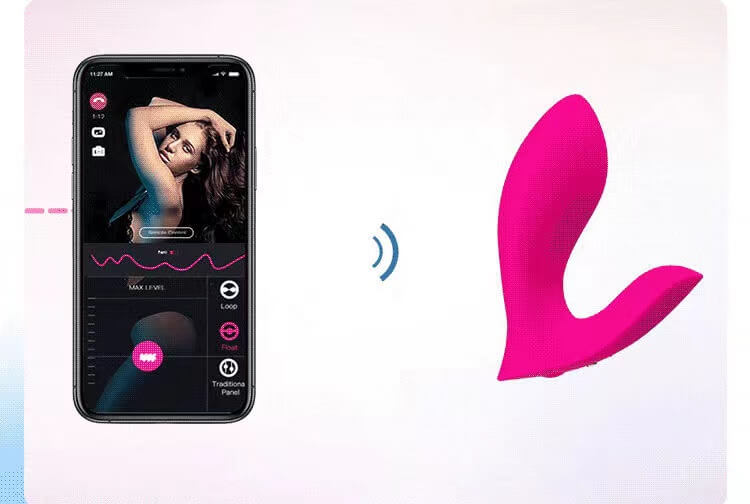 LOVENSE Flexer Wearable Panty Vibrator, App Remote Control