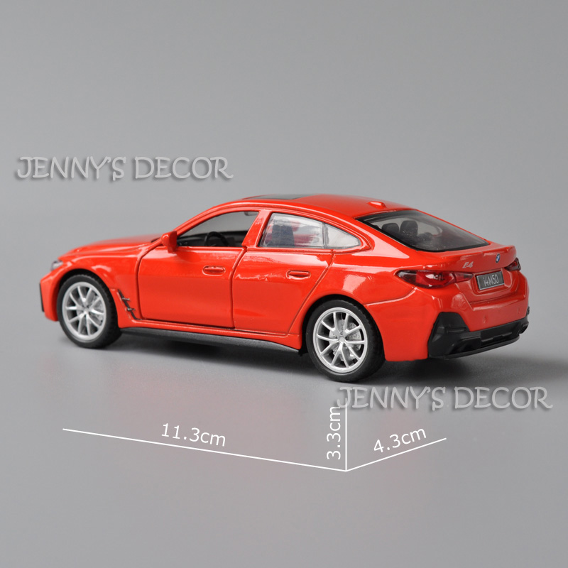 ミニカー BMW_INDEPENDENT 1:42 Scale Diecast Car Model Toy BMW I4 M50 Pull Back Miniature