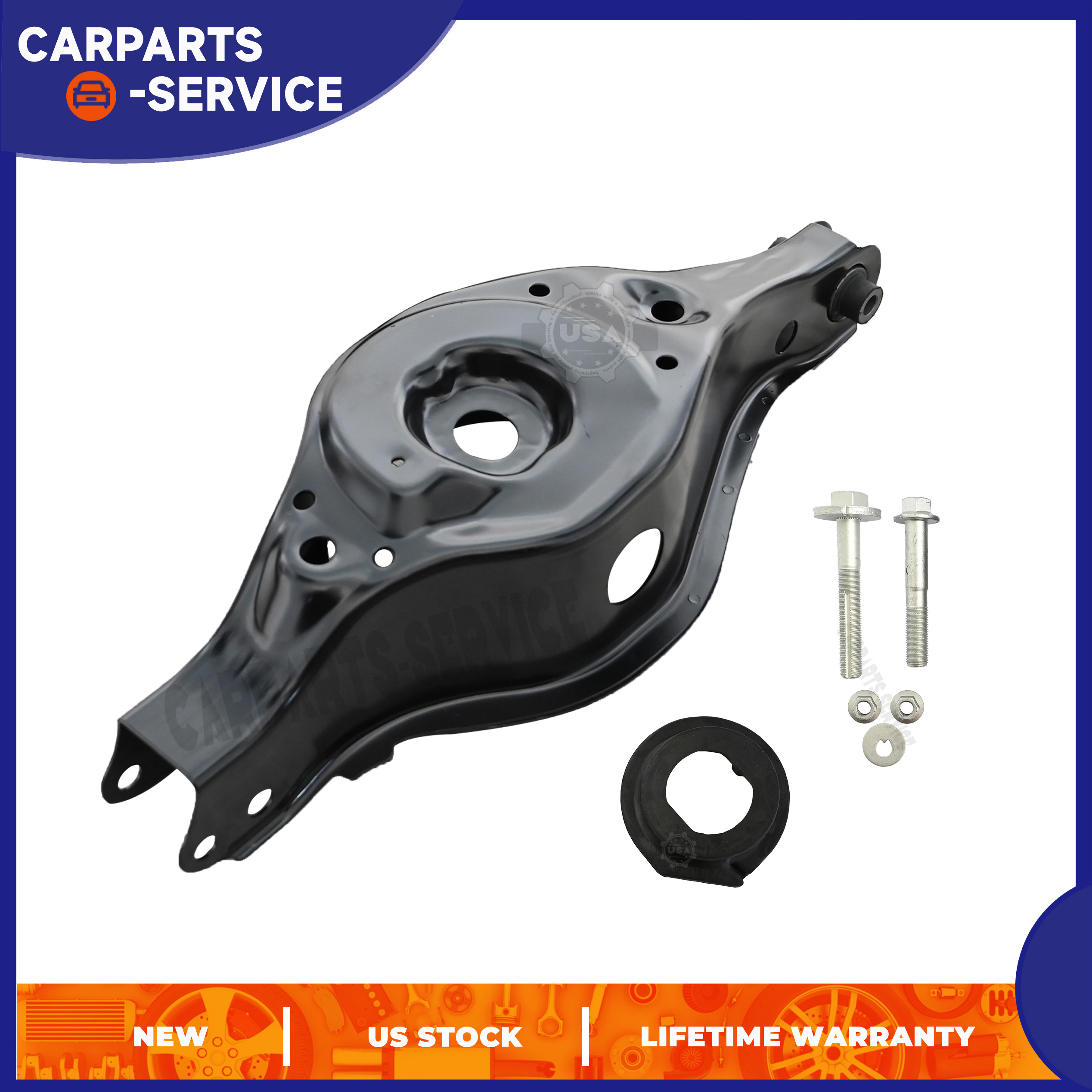 Rear Lower Control Arm W/Bolts Bushing Spring Seat for 03-09