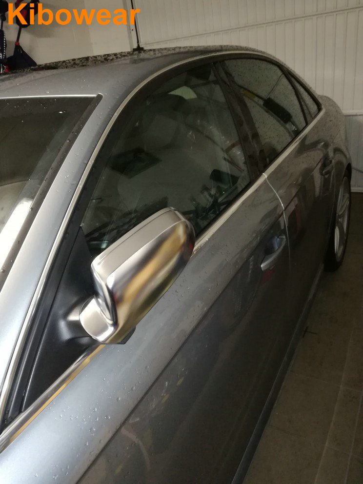 2pcs Chrome Side Wing Mirror Covers Caps for A4 A5 S5 B8.5 RS5 RS4 RS3 Silver Matte 2012 2013 2014 2015 2016 A3 8P_voghion.com