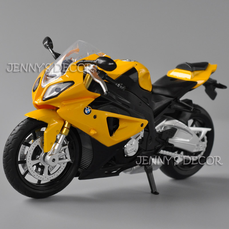 1:12 Diecast Motorcycle Model Toys BMW S1000RR Sport Bike Replica