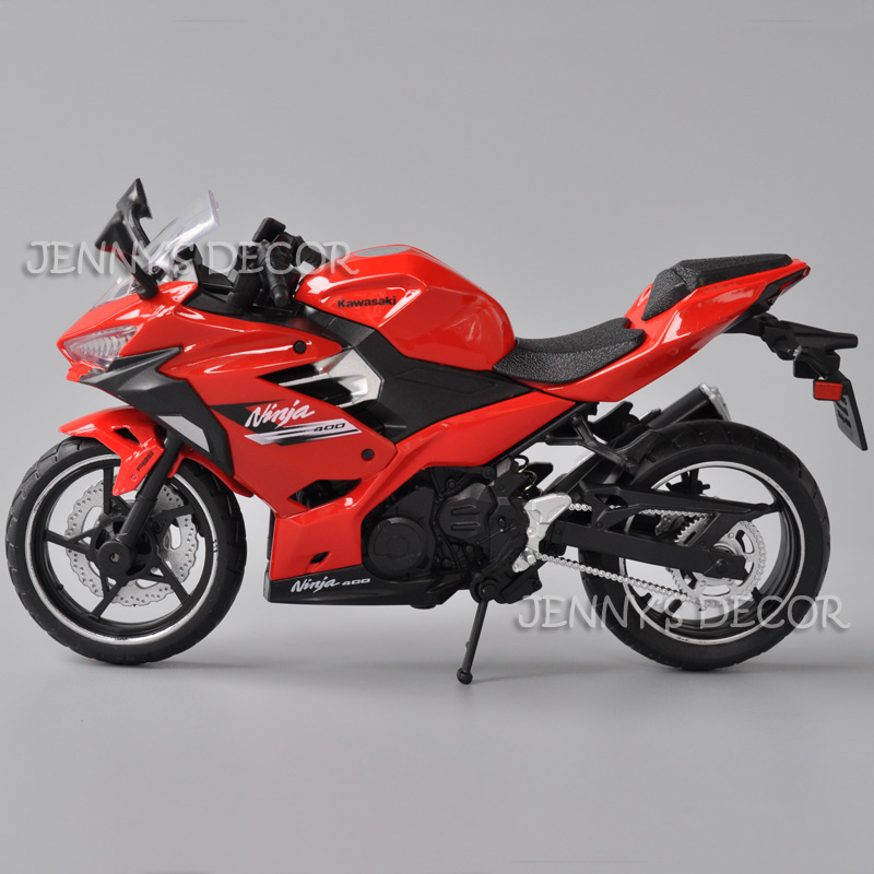 1:12 Scale Diecast Motorcycle Model Toys Kawasaki Ninja 400