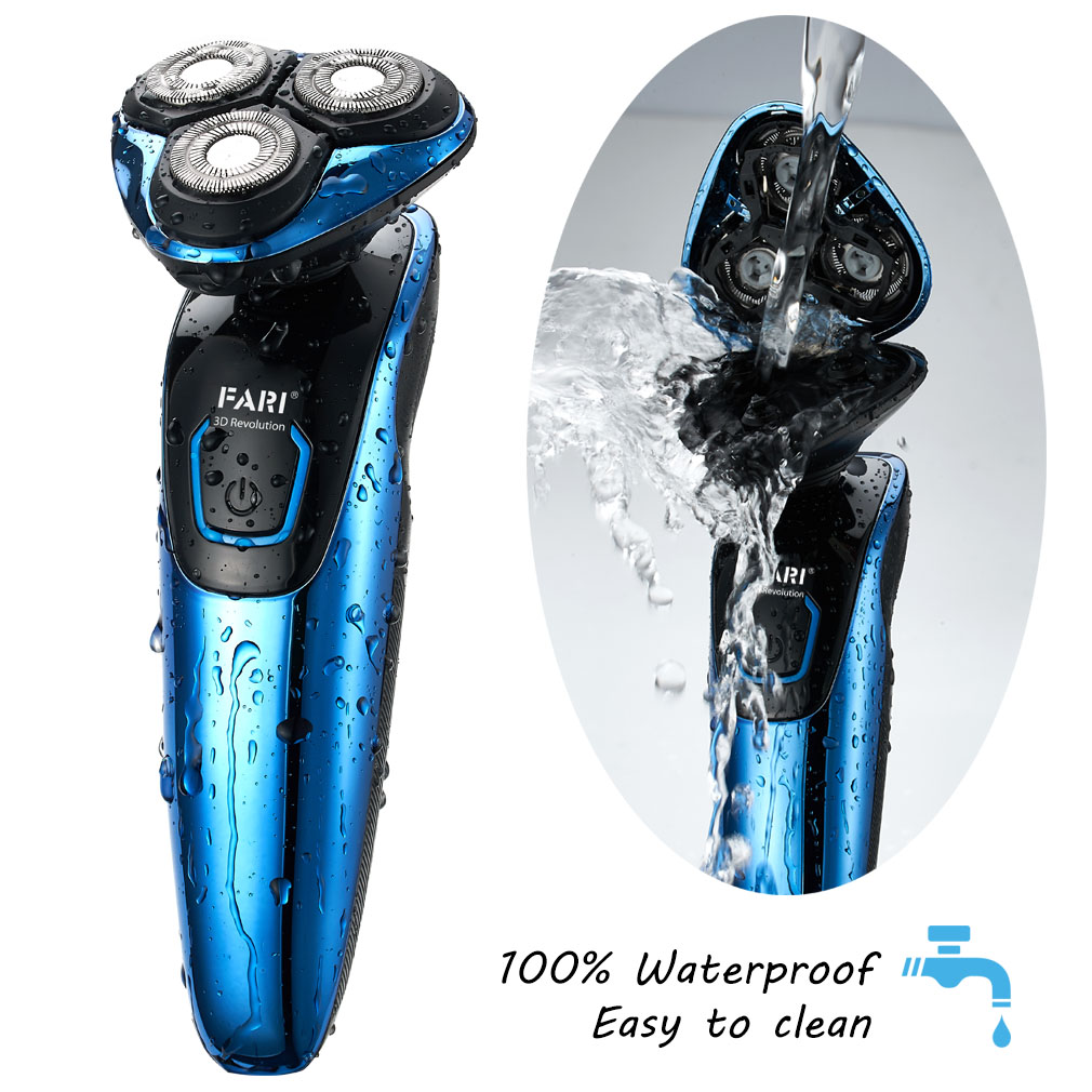 FARI Electric Razor Shaver Kit for Men, Waterproof Shaving Set with USB