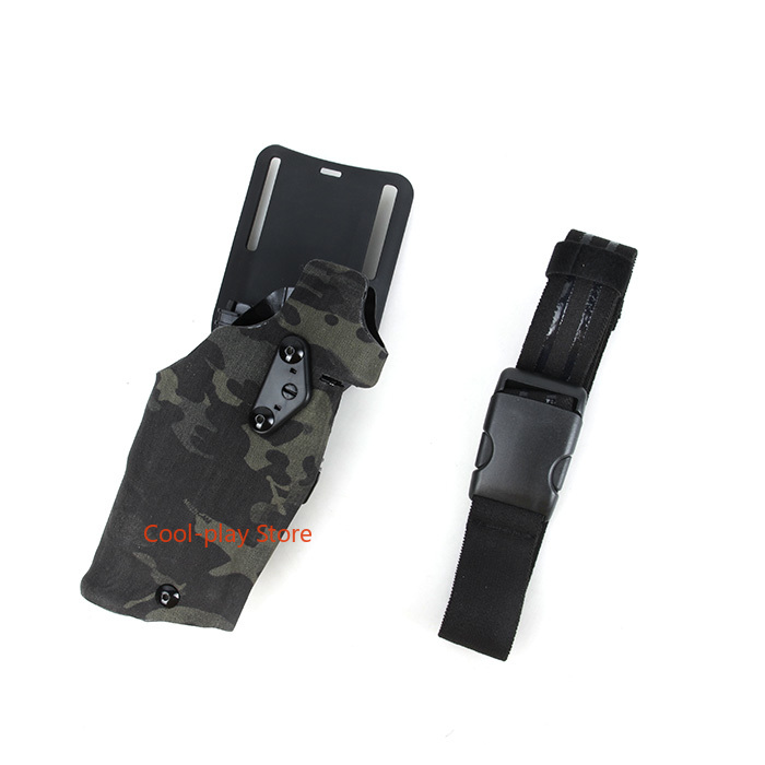 6354DO Taktische Holster ALS Quick Lock System Für Glock 17/19 Mit X300 X300u Taschenlampe