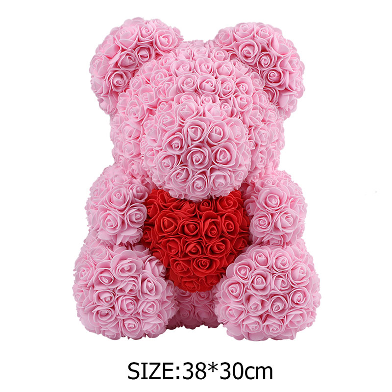 flower bear valentines day