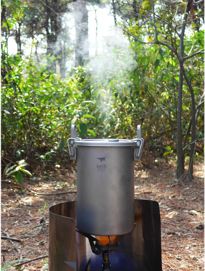 Keith Ti6300 Titanium Rice Pot Light Weight Camping Cooker titanium | eBay