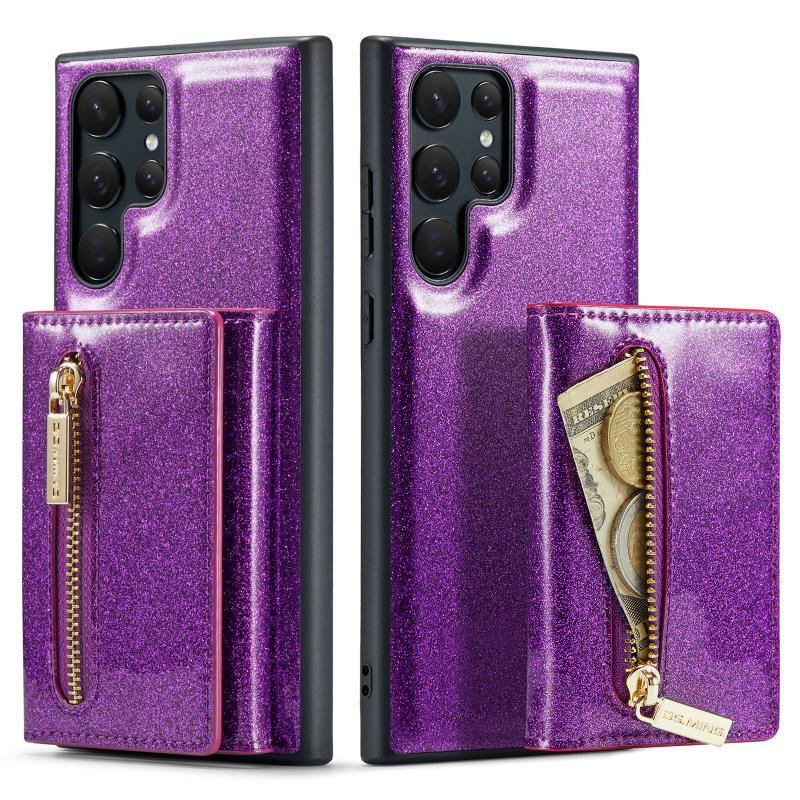 2 in 1 Detachable Glitter Zip Case For Samaung popcoom
