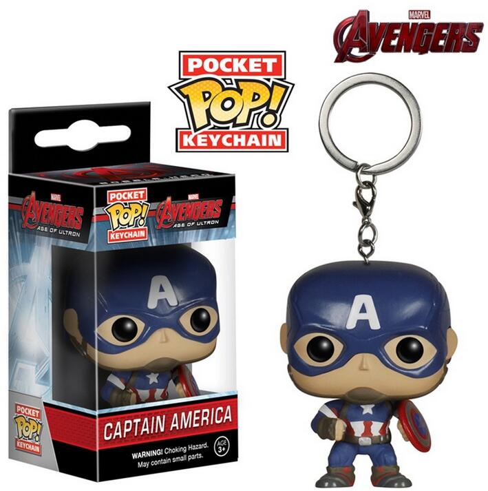 سلاسل Funko البوب الأعجوبة سلسلة المفاتيح الرجل العنكبوت كابتن أميركا الهيكل ثور الرجل الحديدي Deadpool مفتاح مع صندوق 2021 من Dzj110140170 25 27ر س موبايل Dhgate