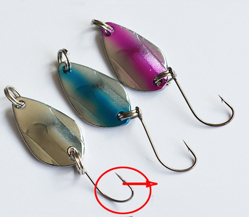 2020 Metal Fishing Spoon Lures Hard Bait 2.5cm 3g Fishing Spinner Spoon