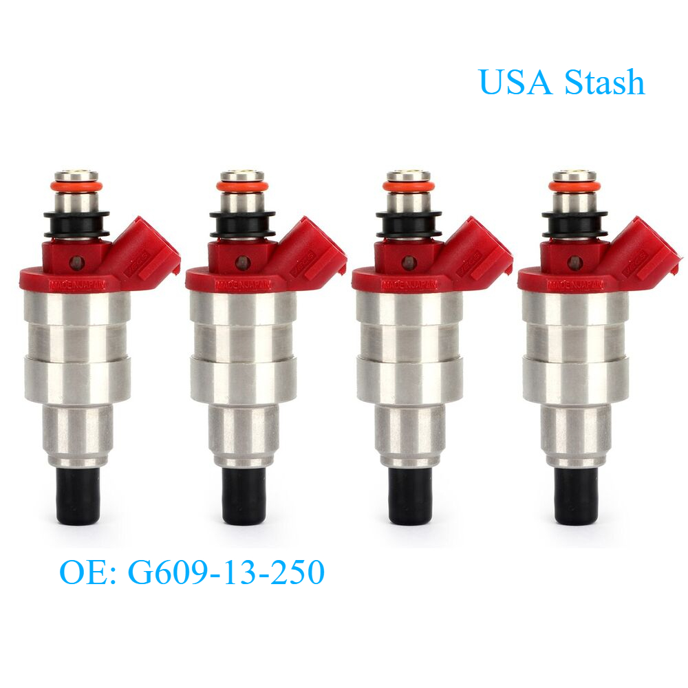 4 Genuine JECS Fuel Injector INJ For Mazda B2600 2.6L G6 Ford Raider Courier 4 Genuine JECS Fuel Injector INJ For Mazda B2600 2.6L G6 Ford Raider Courier