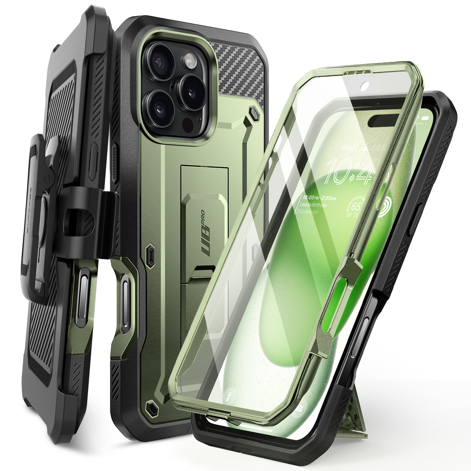 iPhone 16 Pro Max 6.9 inch Unicorn Beetle MAG Slim Clear MagSafe Camera Control Button Case-Black iPhone 16 Pro Max 6.9 inch Unicorn Beetle MAG Slim Clear MagSafe Camera Control Button Case-Black