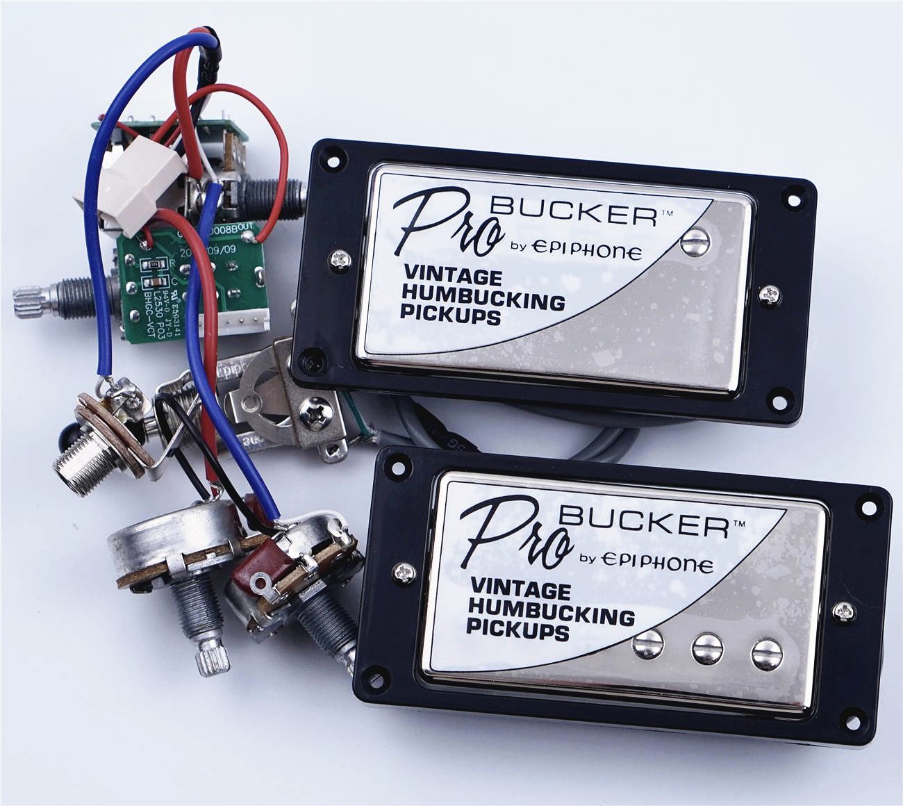 ProBucker Humbucker Pickups w/ Wiring Harness for Epiphone Les