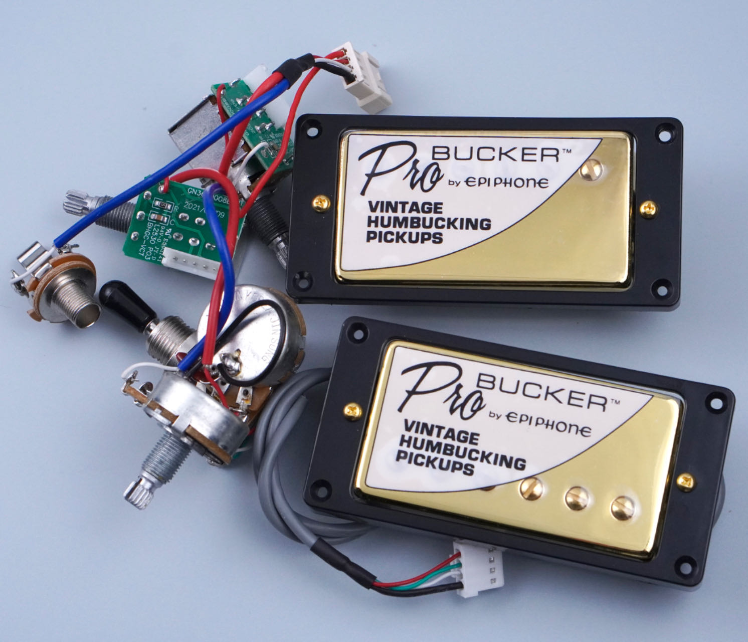 Epiphone ProBucker 2・3＆ 配線済みハーネス クリームセット