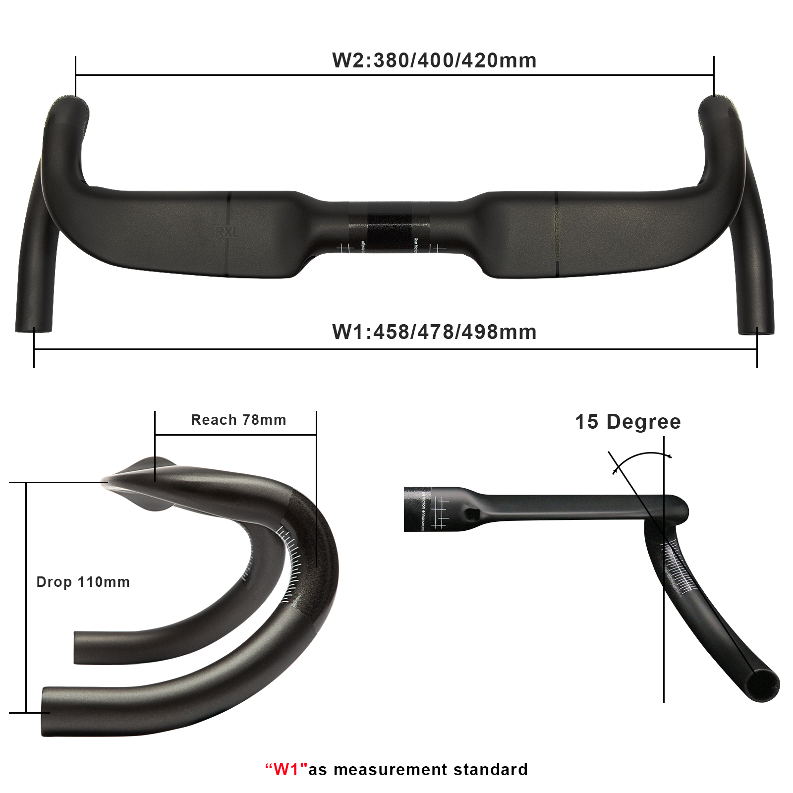 Gravel Bike Handlebar Speed Carbon Road Handlebars Inner
