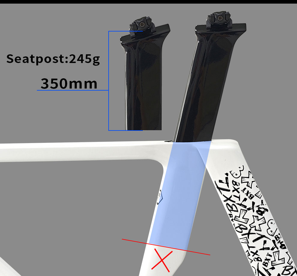BXT T1000 New Carbon Track Bike Frame Single speed Fixed Gear