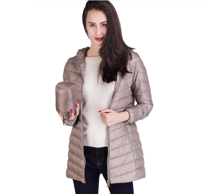 duck feather coat for womens