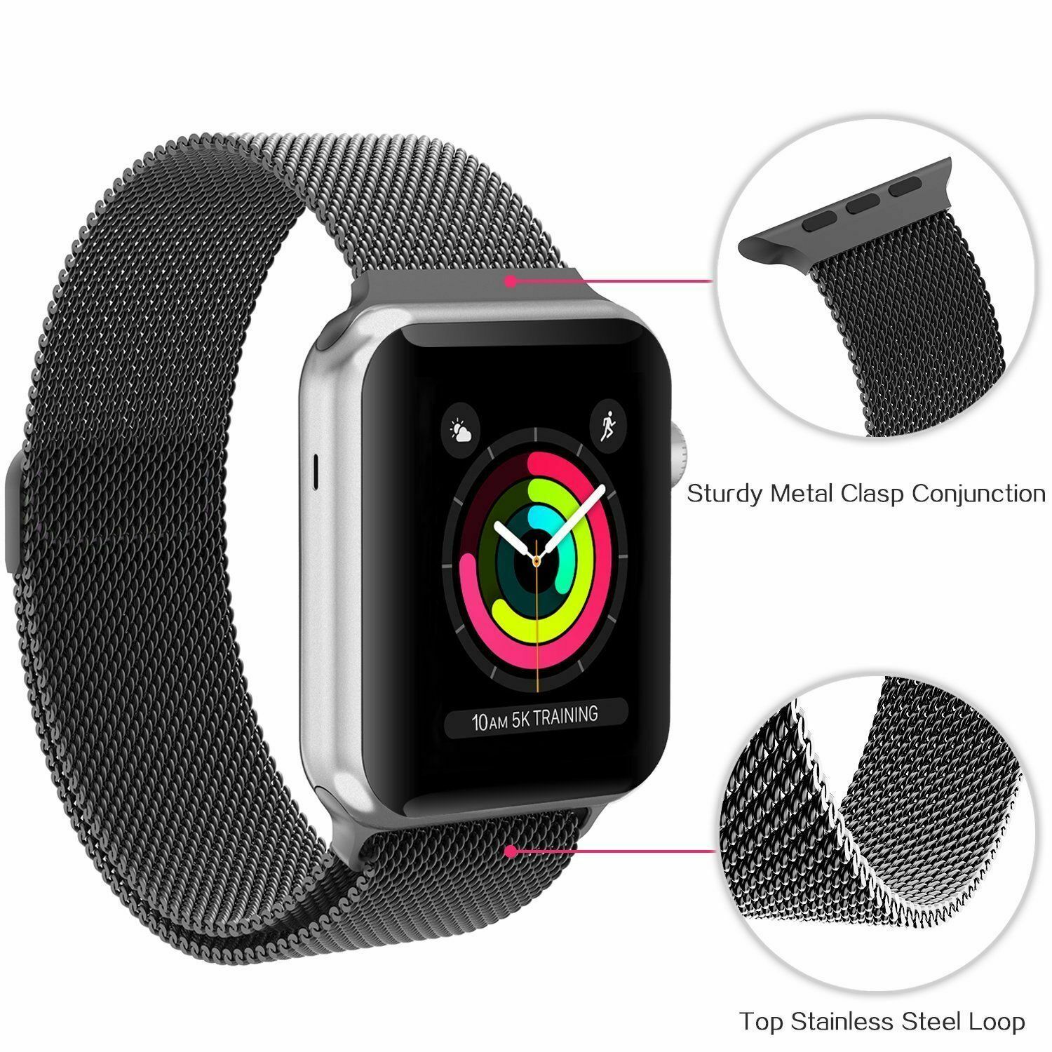 apple watch series 6 milanese loop band