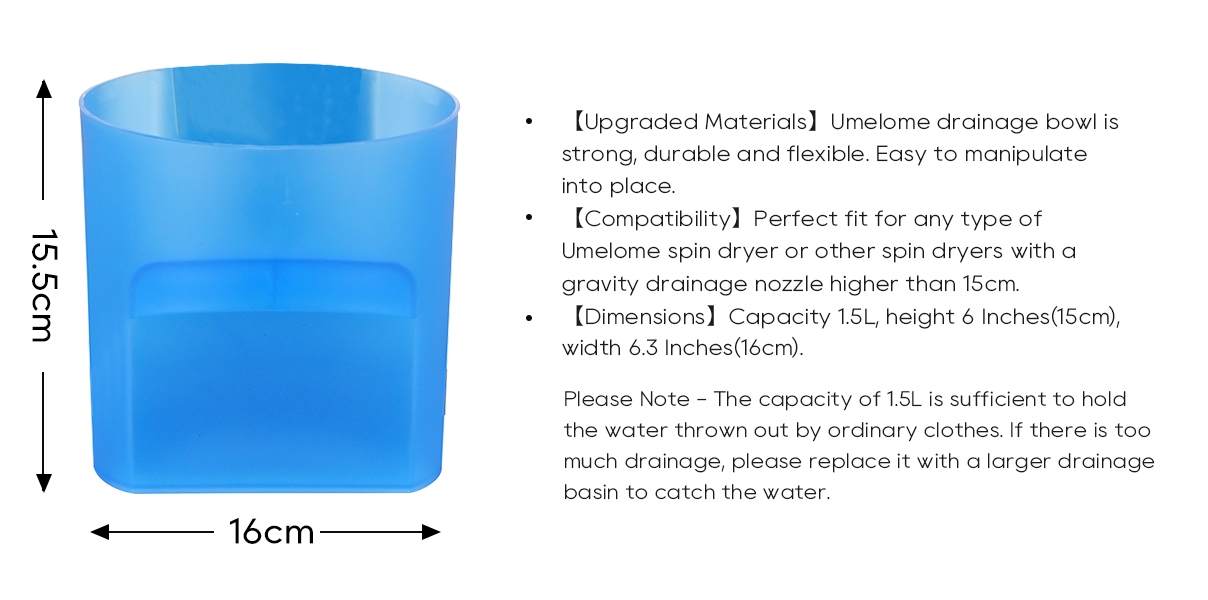 Umelome 6 Kg Portable Spin Dryer Instruction Manual